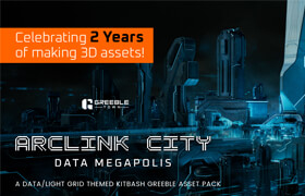 Arclink City - Data Megapolis Kitbash Buildings